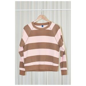 Old Navy Striped Pink and Brown Sweater